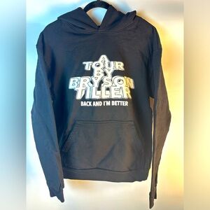 Trapsoul Bryson Tiller BACK AND I'M BETTER TOUR HOODIE MENS BLACK